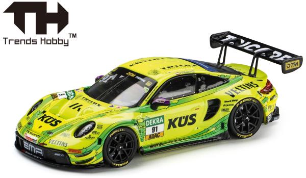 Herpa 864TH000025 - Spur 1:64 Trends Hobby: Porsche 911 GT3 R - DTM 2025 No.91