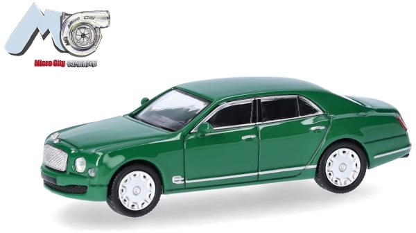 Herpa 87MC000151 - Spur H0 MicroCity: Bentley Mulsanne, grün