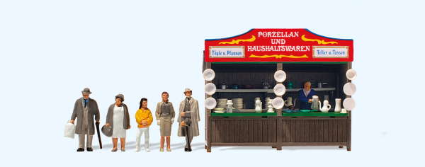 Preiser 24693 Spur H0 Kirmesbude "Porzellan"