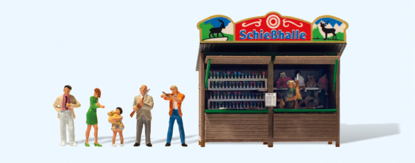 Preiser 24694 - Spur H0 Kirmesbude "Schießhalle"