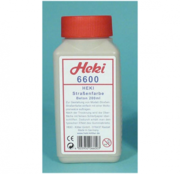 Heki 6600 - Straßenfarbe Beton, 200 ml