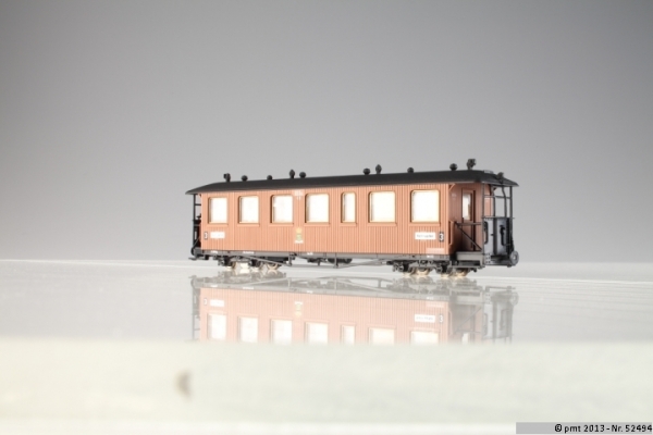 PMT 52494 - Spur HOe Reisezugwagen, Zittauer 100-jähriger Zug, hellbraun