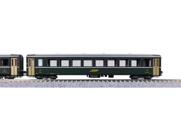 Kato/Lemke 5277 Spur N Personenwagen, 2.Kl. (B2371) RhB, Ep.IV, grün
