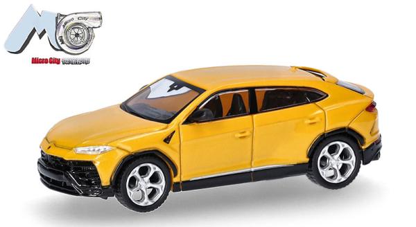 Herpa 87MC000107 - Spur HO Lamborghini Urus, gelb