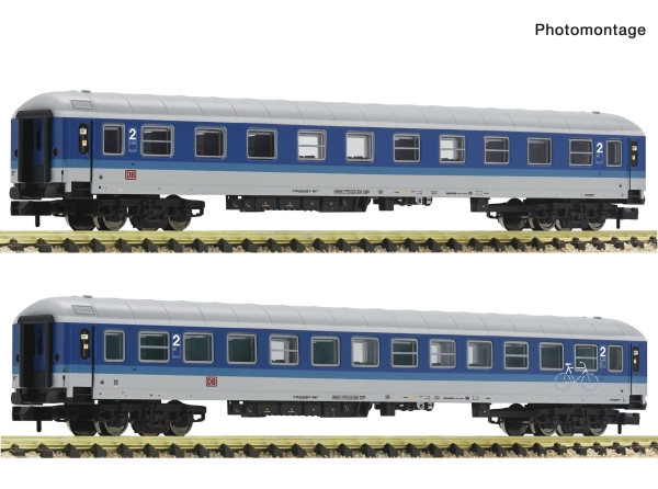 Fleischmann 6260025 - Spur N Wagenset 2 mit zwei InterRegio-Wagen der Deutschen Bahn.