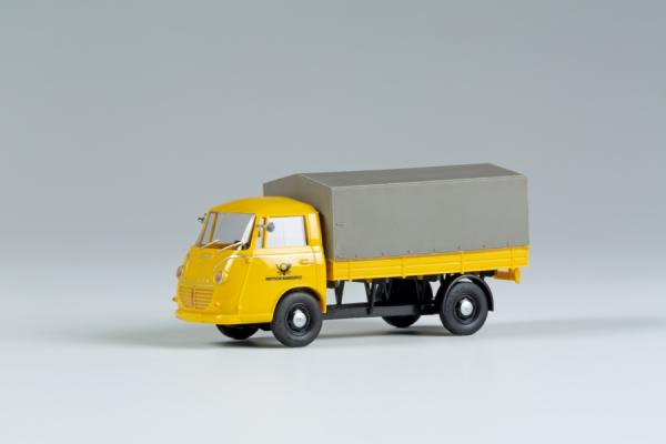 Auhagen 66025 - Spur HO Goliath Pritschenwagen mit Plane Deutsche Post