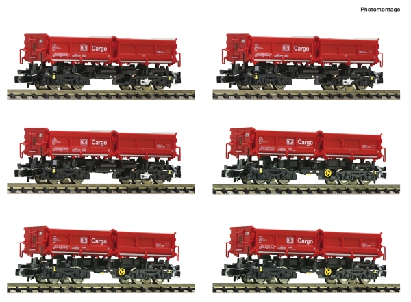 Fleischmann 6660023 - 6-tlg. Display: Muldenkippwagen, DB AG