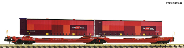 Fleischmann 6660133 - Spur N Doppeltaschen-Gelenkwagen T3000e, ÖBB/RCW