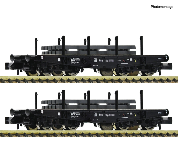 Fleischmann 6660134 - Spur N 2-tlg. Set: Schwerlast-Flachwagen, ÖBB