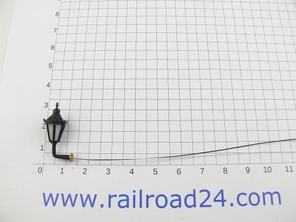 Railroad24 6387 - Spur HO 3x Wandlampe historisch