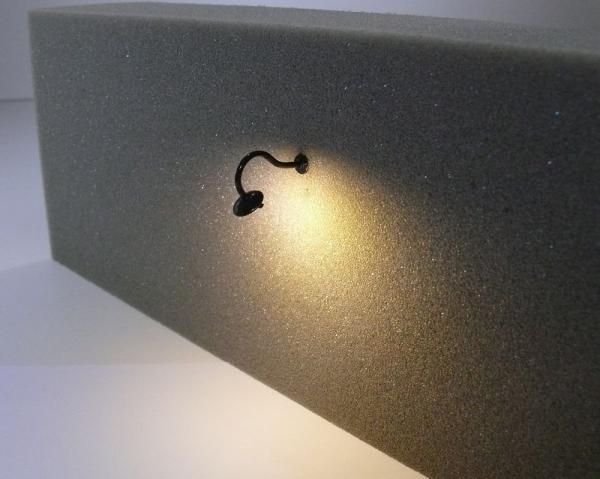 Railroad24 6816 - Spur HO 3x Wandlampe Industriedesign