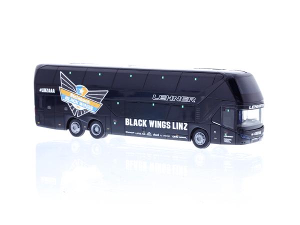 Rietze 69061 - Spur HO Neoplan Skyliner´ 11 Black Wings Linz (AT)