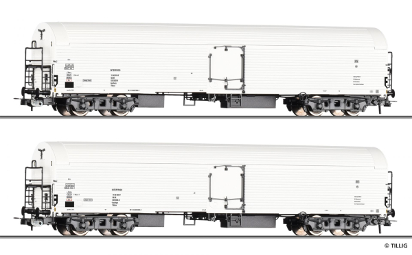 Tillig 70077 - Spur H0 Tillig 70077 -  Set Eiskühlwagen Iacehqrs, DR