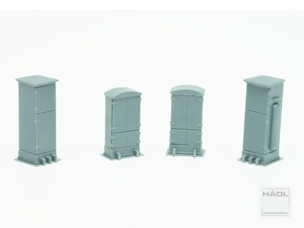 Hädl 710015 - Spur HO Blockschränke/Schaltkästen, Bausatz