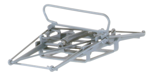 Sommerfeldt 752 - Spur H0 Straßenbahnstromabnehmer grau lackiert