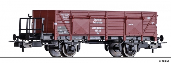 Tillig 76896 - Offener Güterwagen Om Ludwigshafen (TS) der DRG, Ep.II