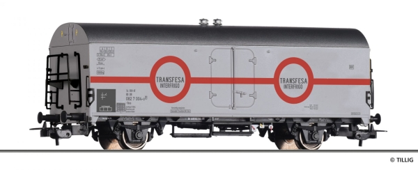 Tillig 77041 - Spur HO Kühlwagen der Transfesa, eingestellt bei der DB