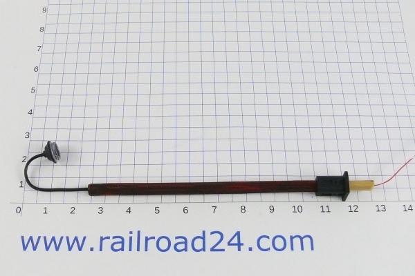 Railroad24 8053 - Spur HO 4x Holzlampe 114mm