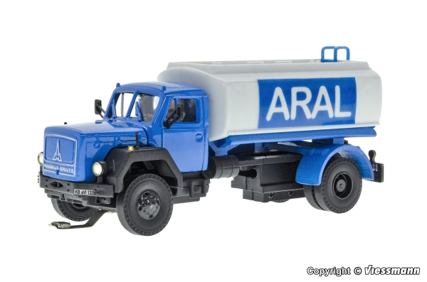 Viessmann 8132 - Spur H0 MAGIRUS DEUTZ 2-achs Tankfahrzeug ARAL, Basis, Funktionsmodell