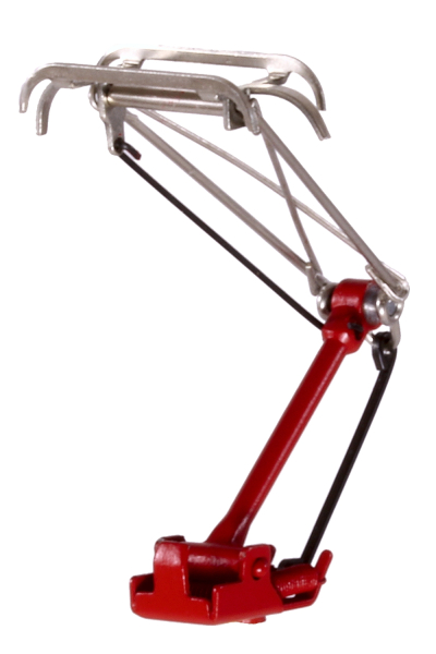 Sommerfeldt 814 - Spur HO H0 Einholmstromabnehmer (Paar)