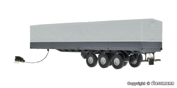 Viessmann 8227 - Spur H0 3-achs Planensattelauflieger, Funktionsmodell