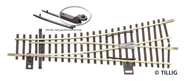 Tillig 83329 - Spur TT Weiche EW1 15' links