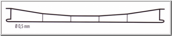 Sommerfeldt N 411 Fahrdraht verkupfert 0,5 x 105 mm (5 Stück)