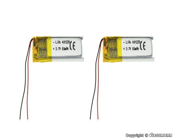 Viessmann 8418 - Spur H0 Akku für MB ACTROS Fahrzeuge, 2 Stück