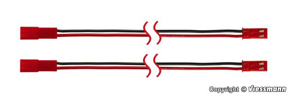 Viessmann 8436 Verlängerungskabel für EasyChain, 0,5 m, 2 Stück