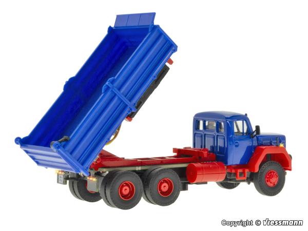 Viessmann 8602 Spur HO MAGIRUS DEUTZ 3-achs Eckhauber mit motorischer Kippfunktion, Funktionsmodell