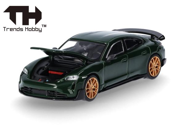 Herpa 864TH000007 - 1:64 Porsche Taycan Turbo GT, grün
