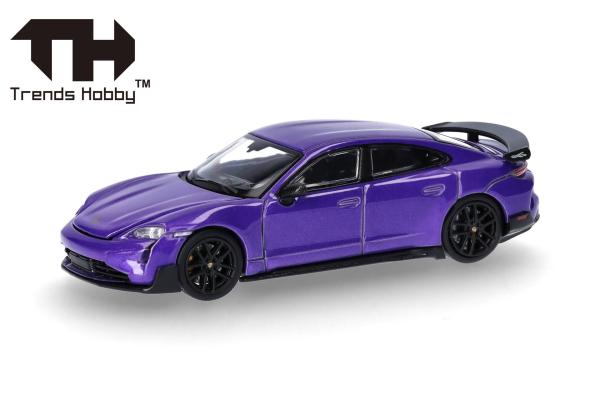 Herpa 864TH000008 - 1:64 Porsche Taycan Turbo GT, lila