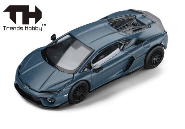 Herpa 864TH000009 -1:64 Lamborghini Temerario, mattes Blau