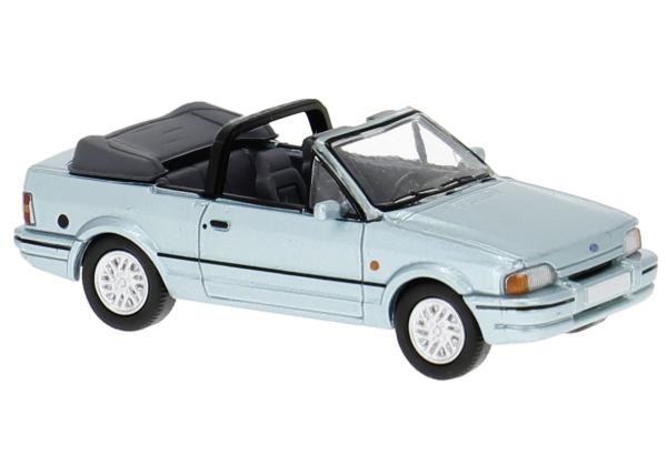 PCX 871576 Spur HO Ford Escort MK IV Cabriolet türkis 1986
