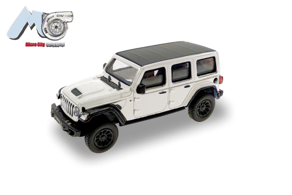 Herpa 87MC000012 - Spur HO MicroCity: Jeep Wrangler, weiß (ab 2017)