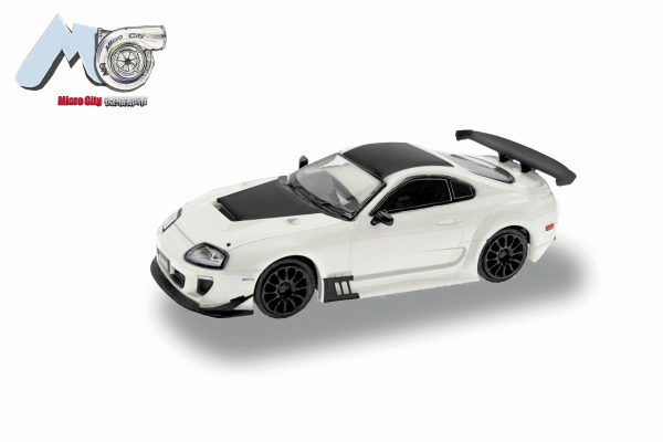 Herpa 87MC000029 - Spur HO MicroCity: Toyota Supra, weiß (1993-2002)