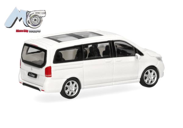 Herpa 87MC000077 - Spur HO MicroCity: Mercedes-Benz V-Klasse, weiß