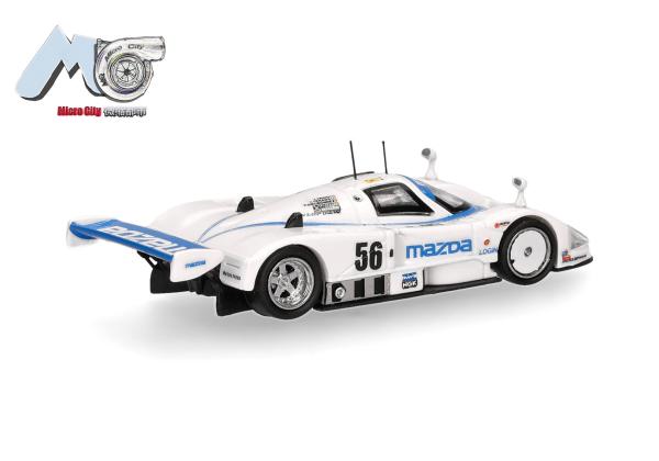 Herpa 87MC000095 - Spur HO MicroCity: Mazda 787B "56", weiß