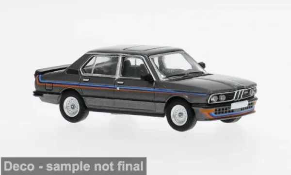 PCX871607 - Spur H0 BMW M535i (E12), dunkelgrau/Dekor, 1980