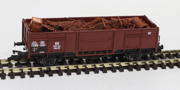 Igra Modell 96600021 Spur TT Offener Güterwagen DB Omm 39 Metalschrott