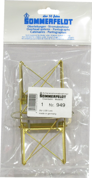 Sommerfeldt 949 - Spur G Scherenstromabnehmer  (1 Stück)