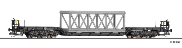 Tillig 95018 - Spur TT Tiefladewagen Uaai 9930 beladen mit Tragwerk der DR