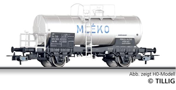 Tillig 95363 - Spur TT  Kesselwagen Uh 'Mleko' der  CSD