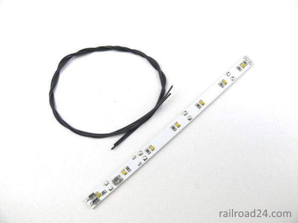 Railroad24 4313 - Waggonbeleuchtung 95mm warmweiß