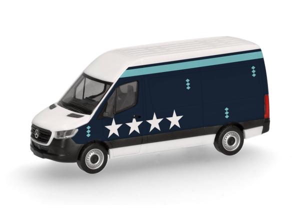 Herpa 963015 - Spur HO Mercedes-Benz Sprinter 18 Kasten Hochdach "Auswärts"