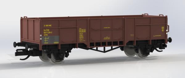 Igra Modell - Spur TT 96600019 - Offener Güterwagen Vtr, CSD, Ep.IV