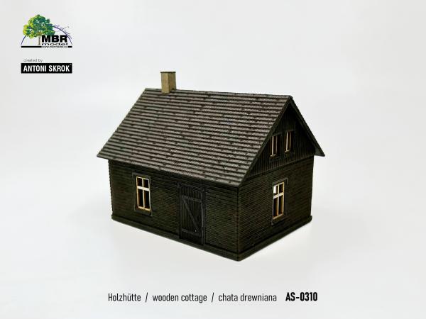 MBR model AS-0310 - Spur HO Holzhütte