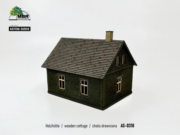 MBR model AS-0310 - Spur HO Holzhütte