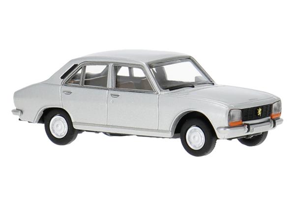 Brekina 29124 Spur HO Peugeot 504 silber 1968