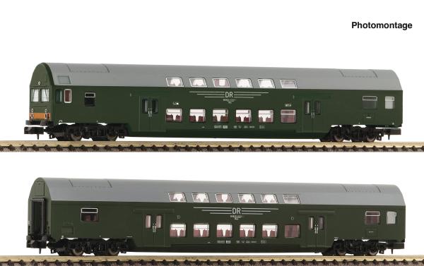 Fleischmann 6260041 - Spur N 2-tlg. Set 1: Doppelstockwagen, DR